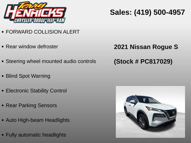 Used 2021 Nissan Rogue S AWD/4WD image 23