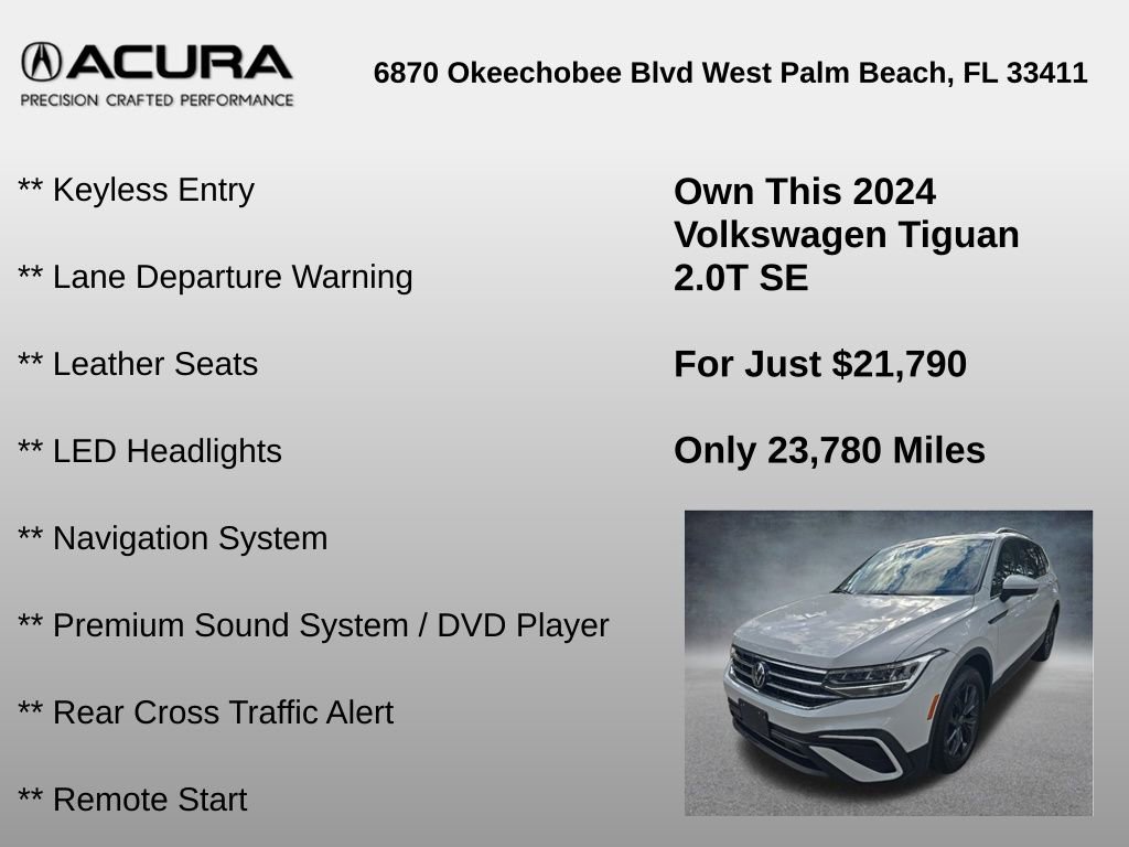 Used 2024 Volkswagen Tiguan SE image 12