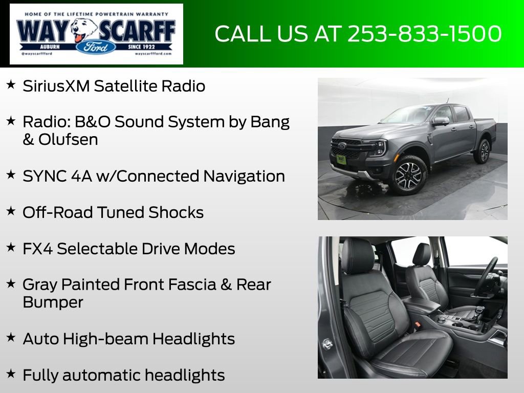 New 2025 Ford Ranger Lariat w/ FX4 Off-Road Package image 18