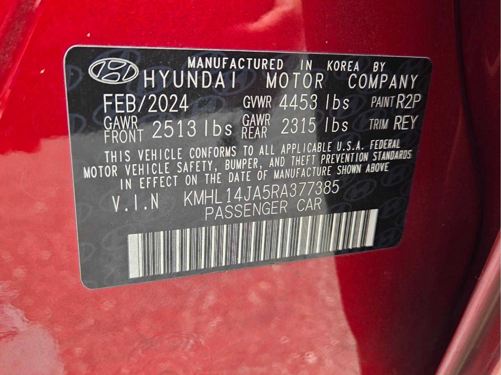 Used 2024 Hyundai Sonata SEL w/ Convenience Package FWD image 19