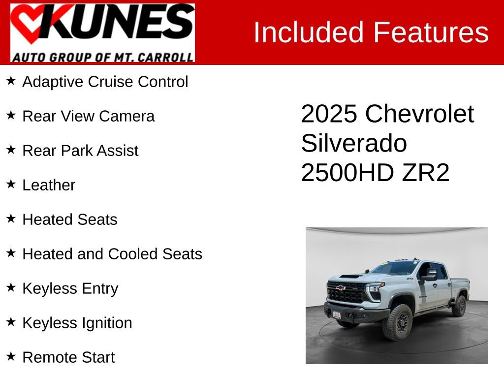 Used 2025 Chevrolet Silverado 2500 ZR2 w/ ZR2 Bison Edition AWD/4WD image 3