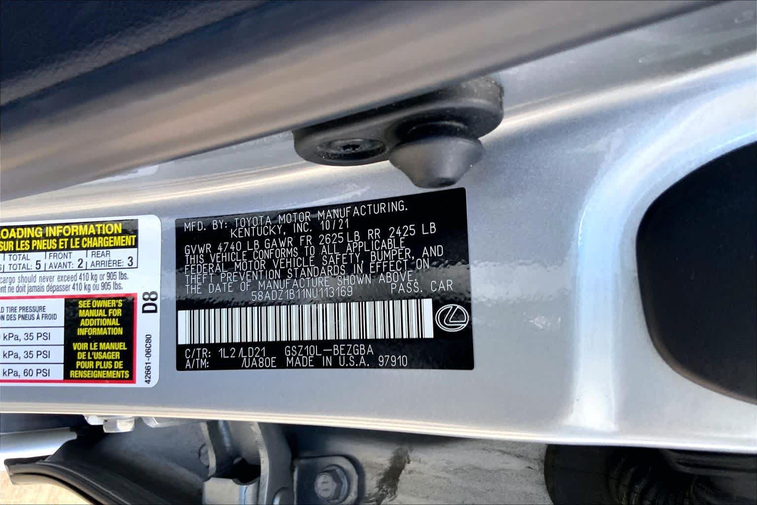 Used 2022 Lexus ES 350 w/ Premium Package FWD image 32