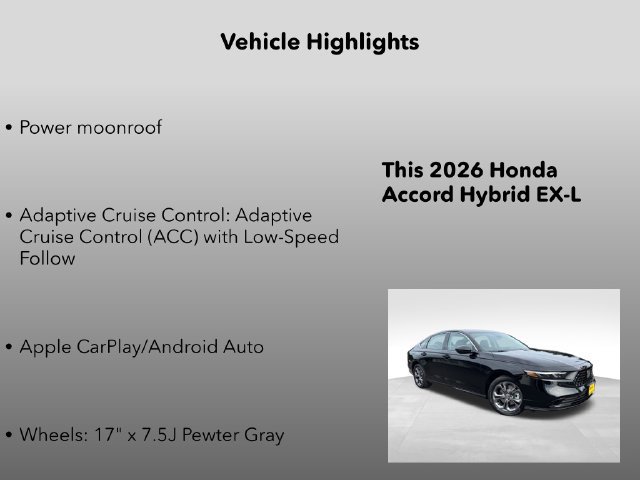 New 2026 Honda Accord EX-L image 5