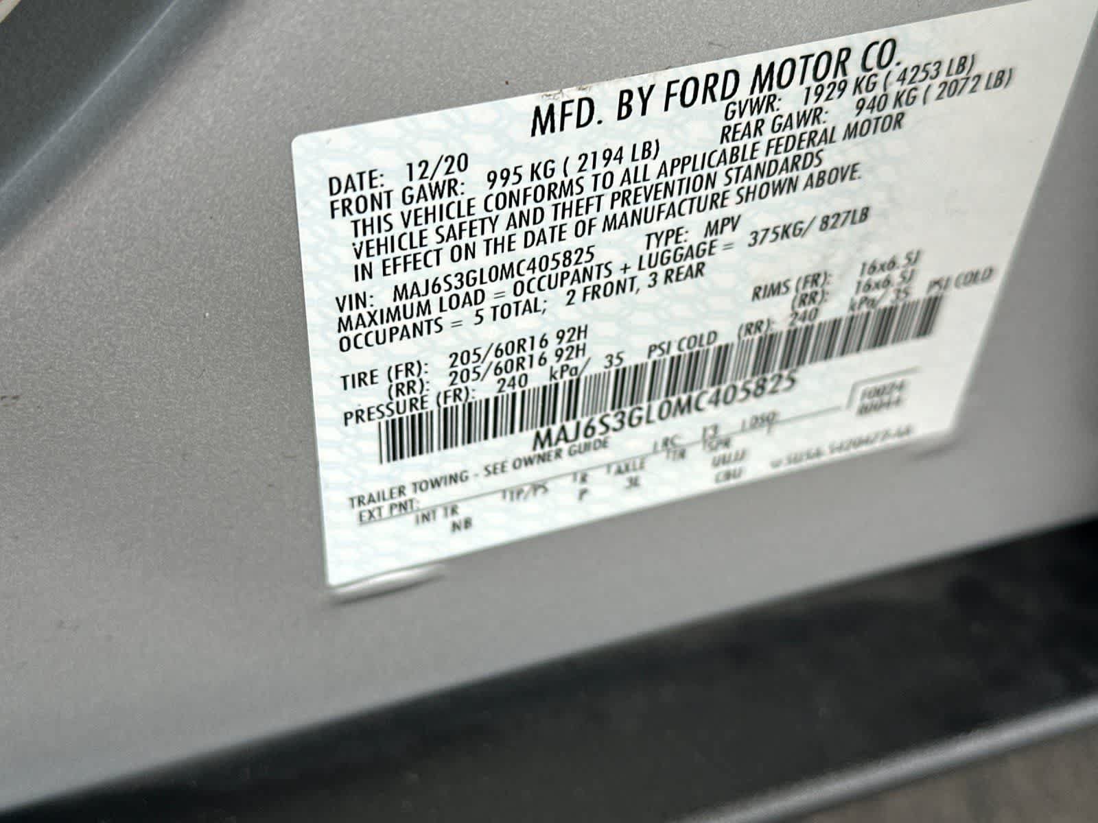 Used 2021 Ford EcoSport SE AWD/4WD image 30