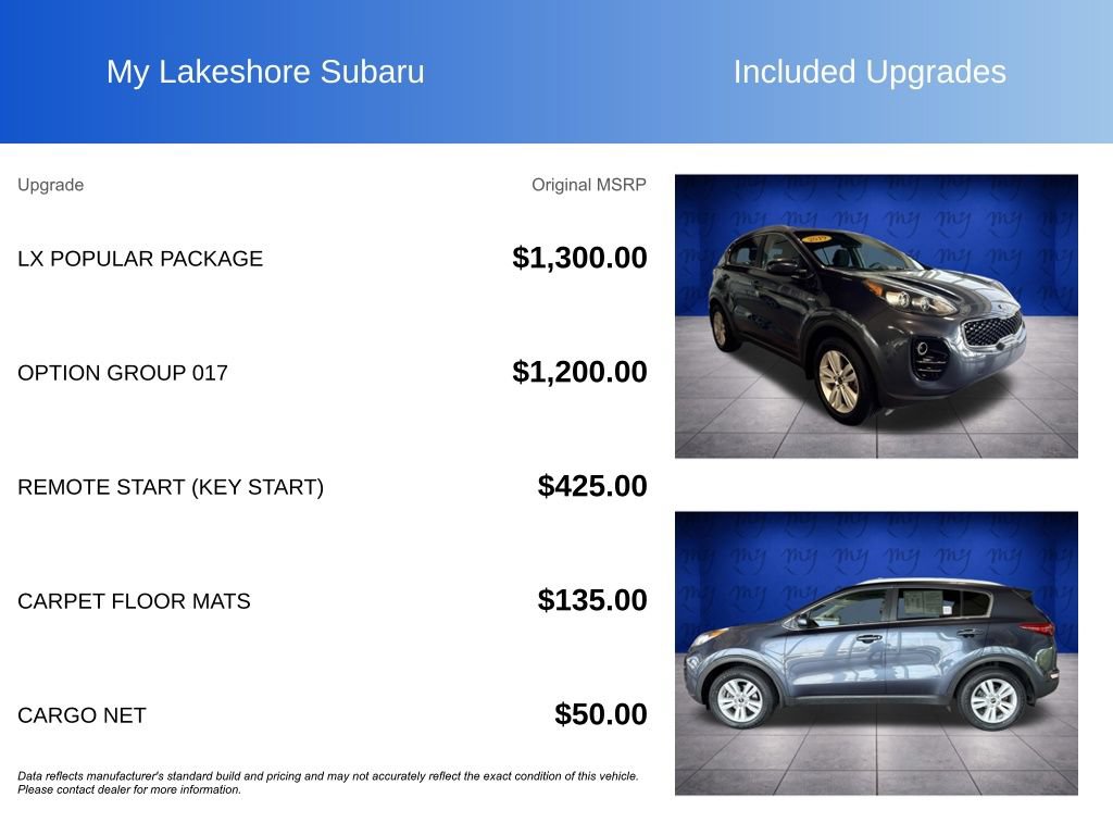 Used 2019 Kia Sportage LX w/ LX Popular Package AWD/4WD image 8