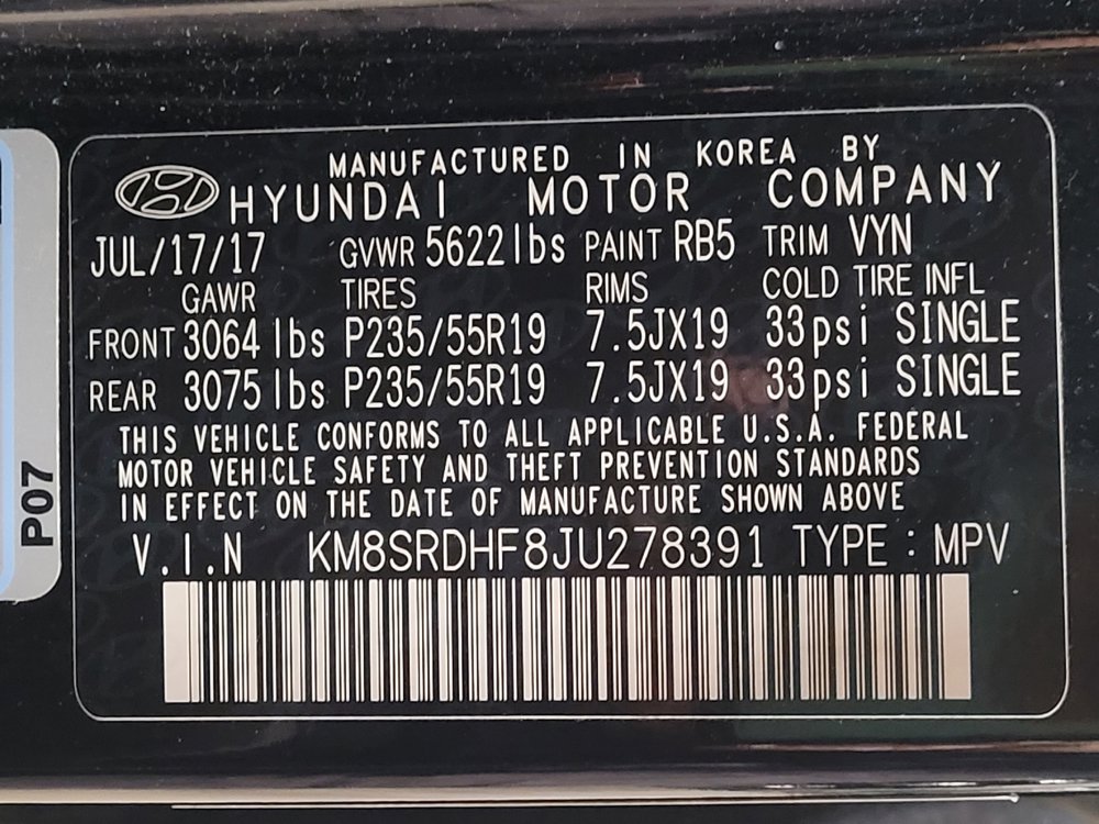 Used 2018 Hyundai Santa Fe Limited AWD/4WD image 33