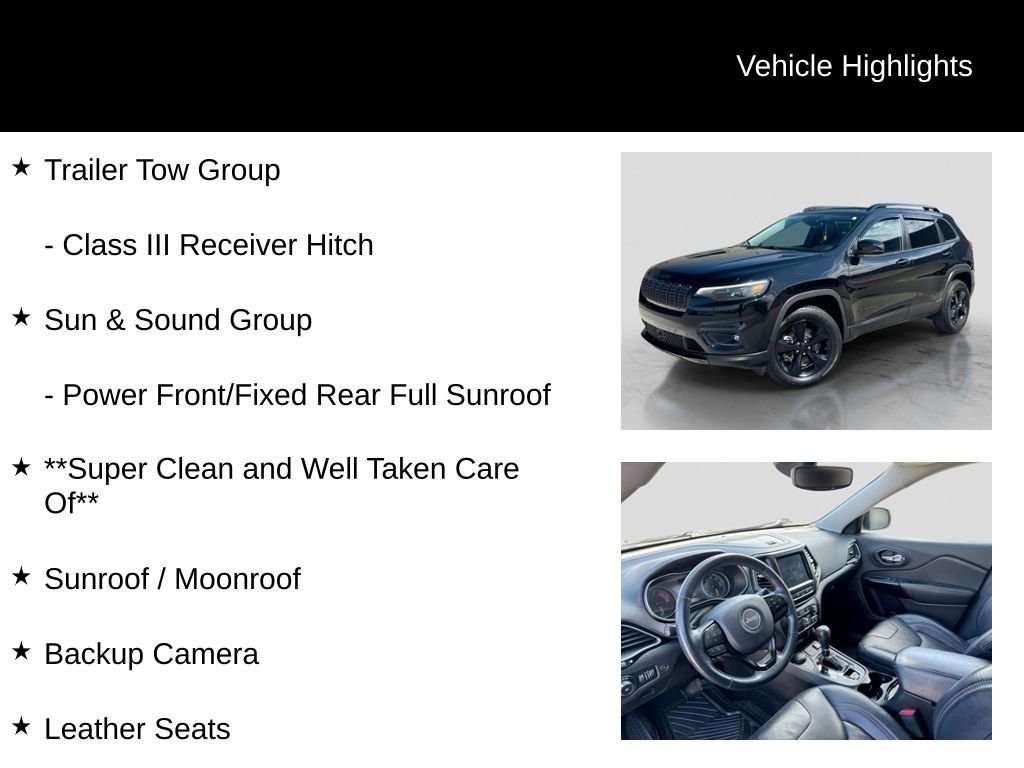 Used 2021 Jeep Cherokee Latitude Lux w/ Sun & Sound Group AWD/4WD image 11