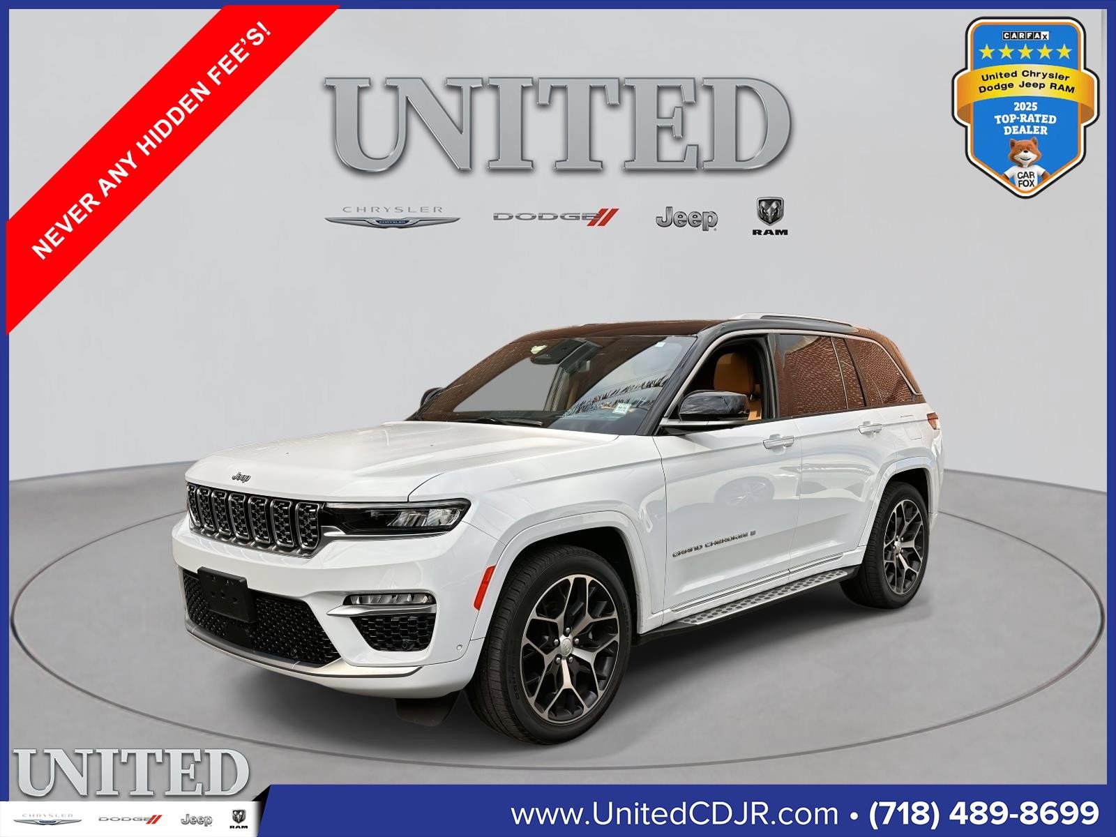 Certified 2022 Jeep Grand Cherokee Summit AWD/4WD image 3