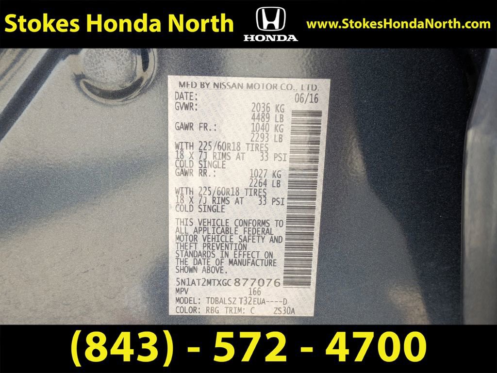 Used 2016 Nissan Rogue SL w/ SL Premium Package image 6