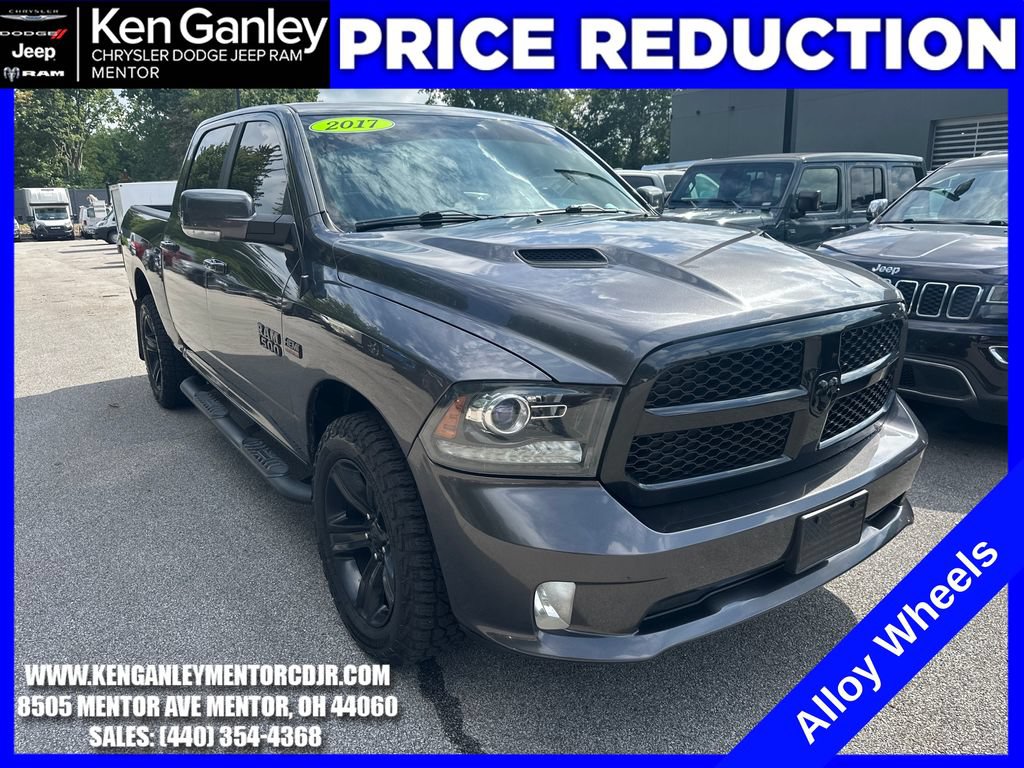 Used 2017 RAM 1500 Sport w/ Quick Order Package 26Q Night AWD/4WD image 1