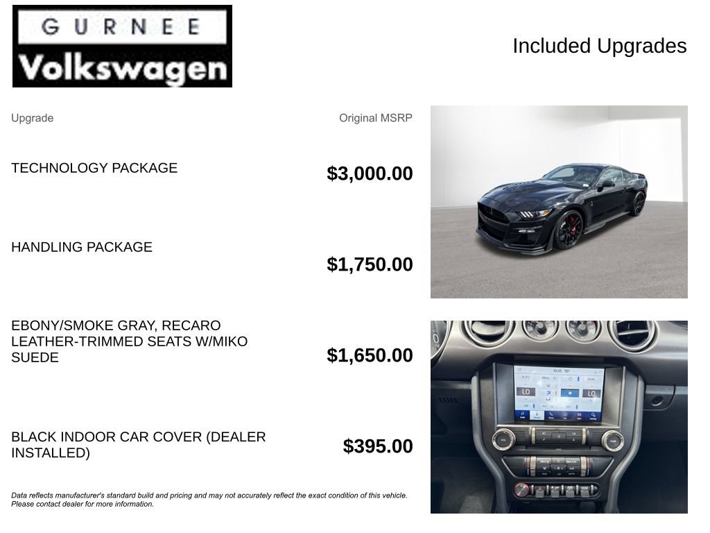Used 2021 Ford Mustang Shelby GT500 w/ Technology Package RWD image 4