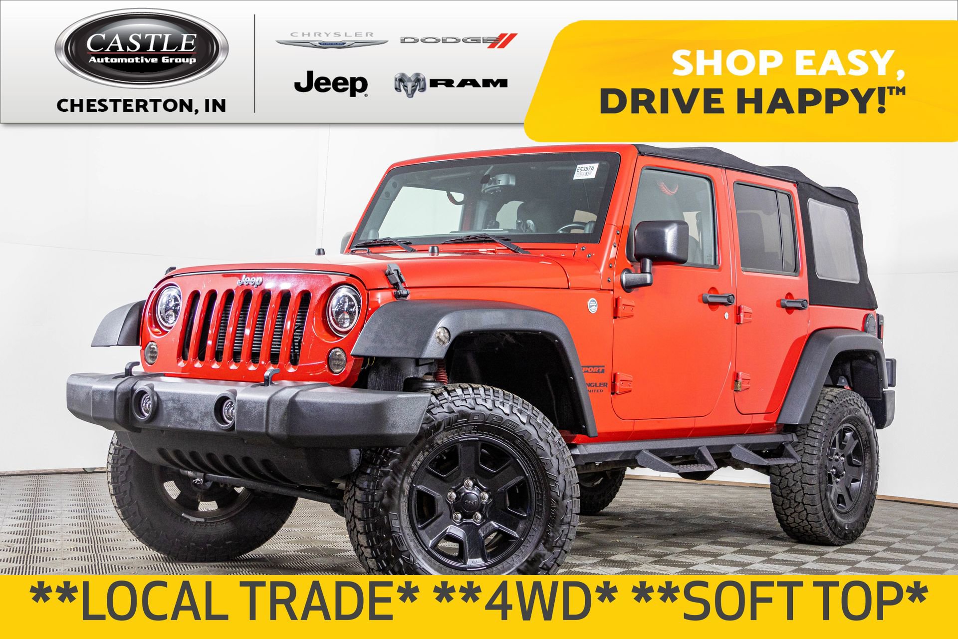 Used 2014 Jeep Wrangler Unlimited Sport w/ Quick Order Package 24S