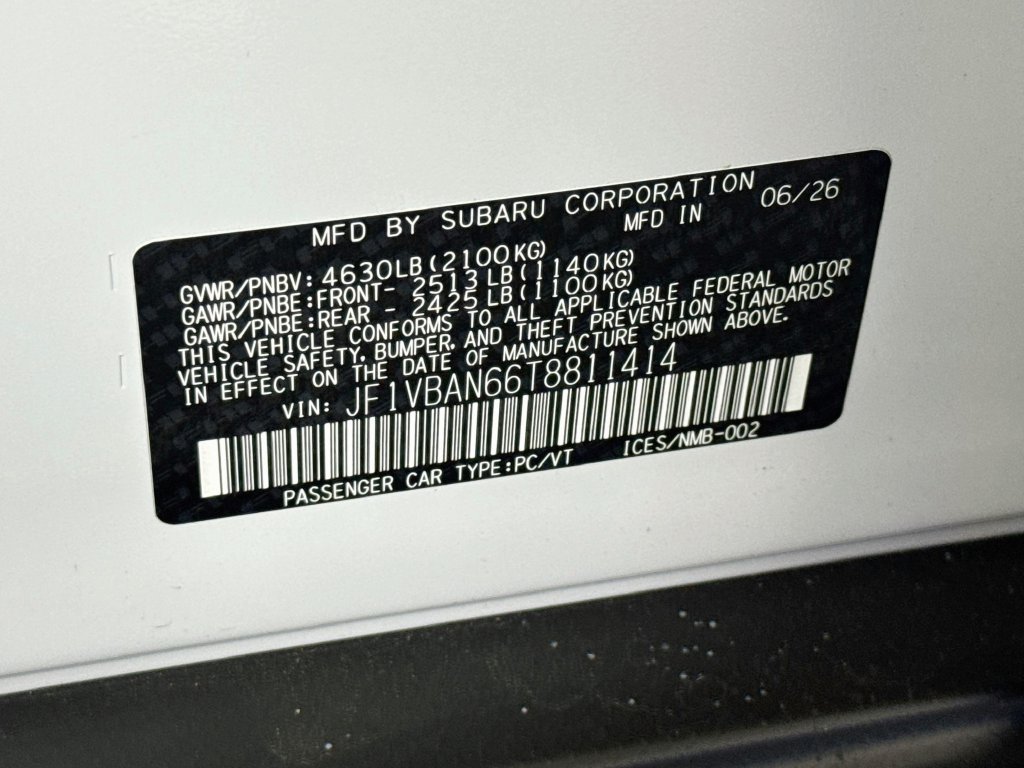 New 2026 Subaru WRX Limited AWD/4WD image 33