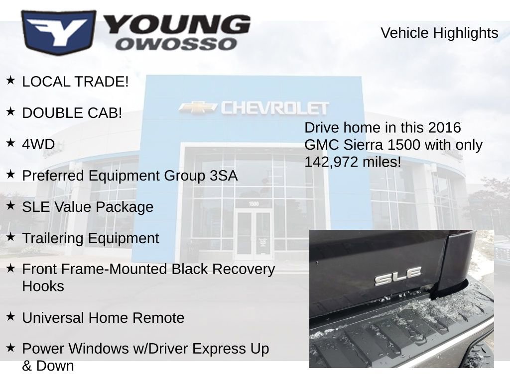 Used 2016 GMC Sierra 1500 SLE w/ SLE Value Package image 8