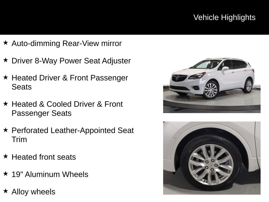 Used 2019 Buick Envision Premium w/ Driver Confidence Package AWD/4WD image 25
