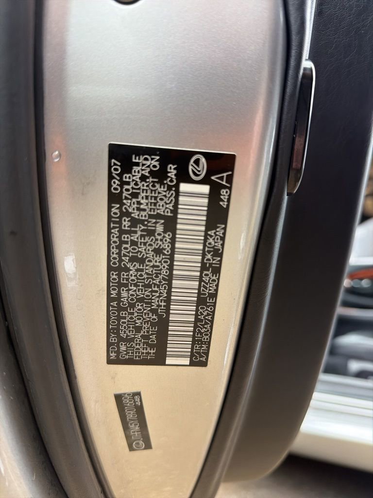 Used 2008 Lexus SC 430 Convertible w/ Preferred Accessory Pkg image 9