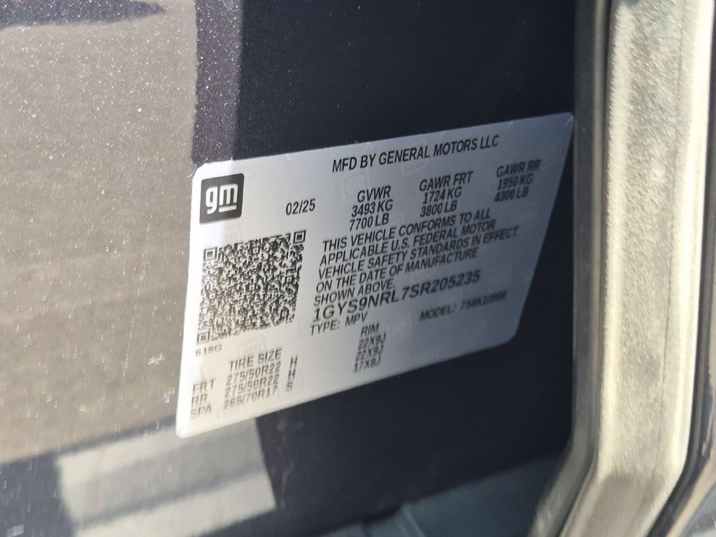 Certified 2025 Cadillac Escalade ESV Sport w/ LPO, Floor Liner Package AWD/4WD image 35