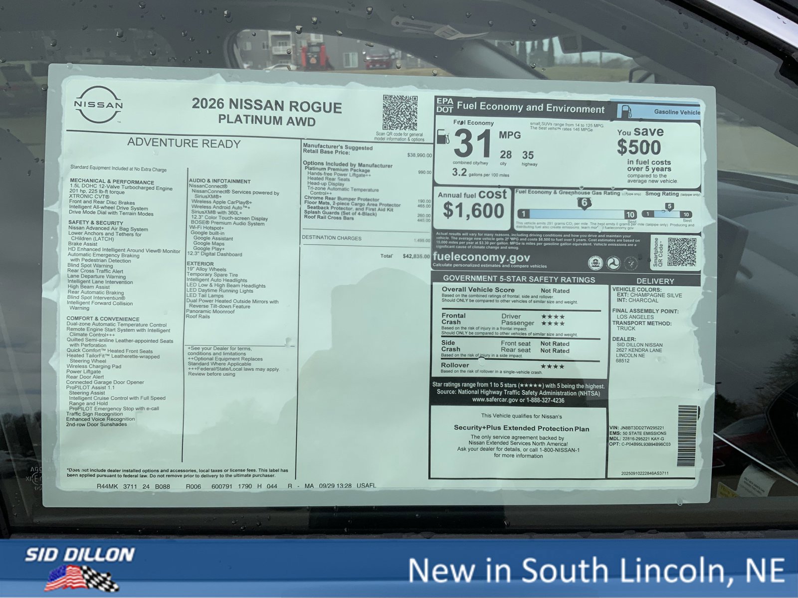 New 2026 Nissan Rogue Platinum w/ Platinum Premium Package image 13