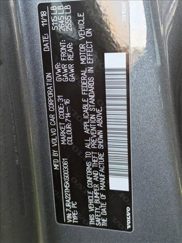 Used 2019 Volvo S60 T6 R-Design image 16