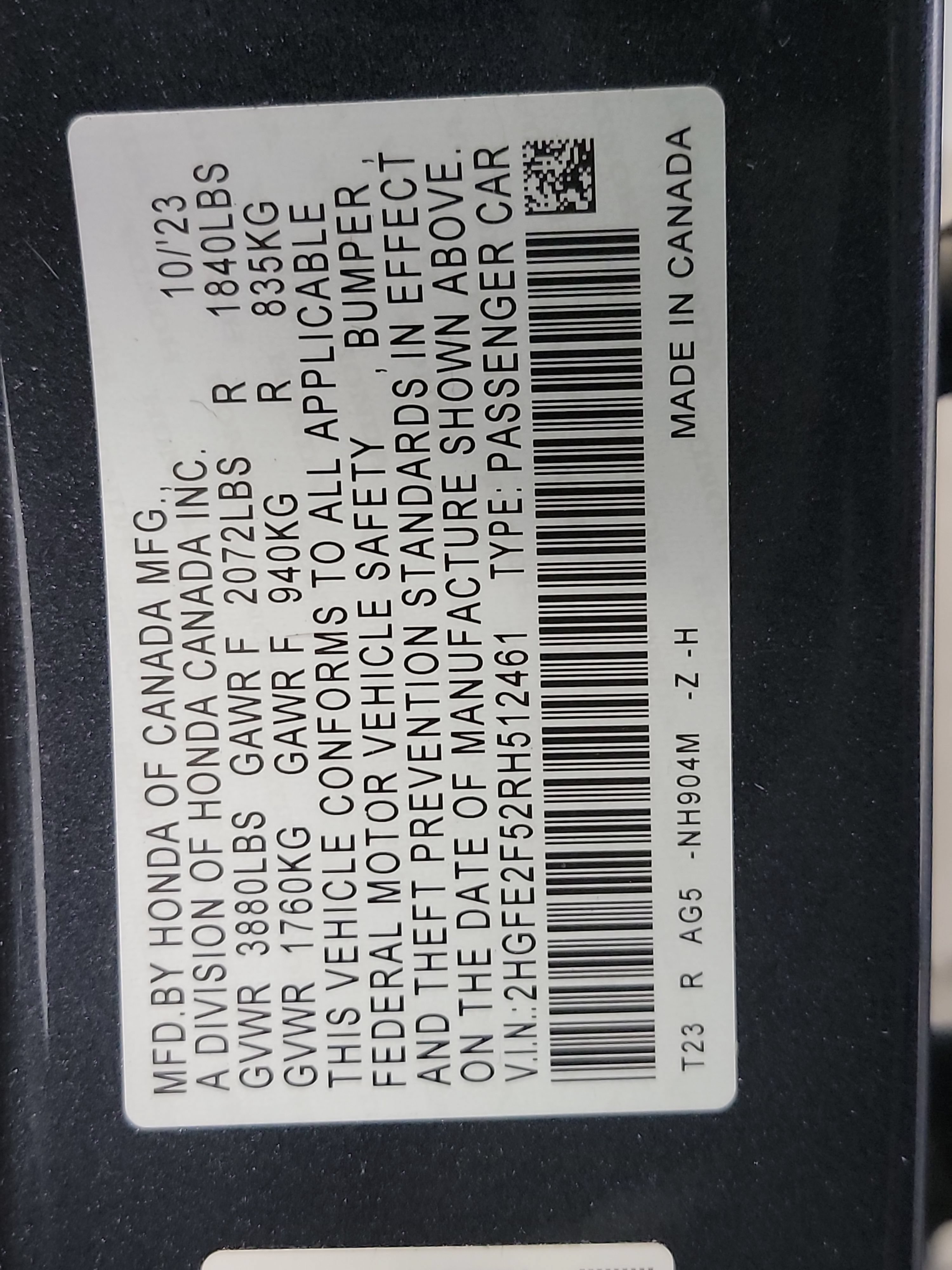 Used 2024 Honda Civic Sport image 32