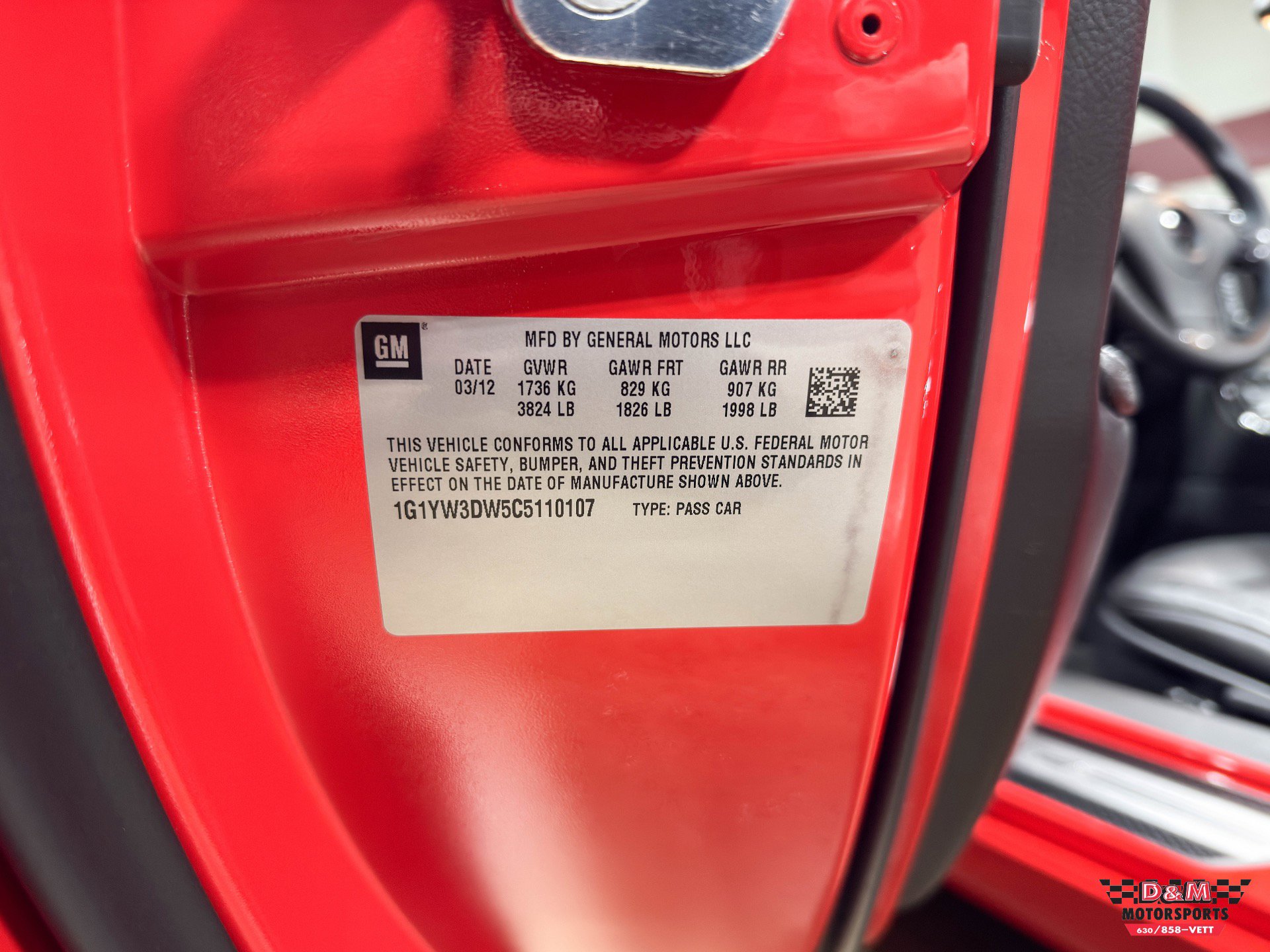 Used 2012 Chevrolet Corvette Grand Sport w/ 3LT Preferred Equipment Group image 59