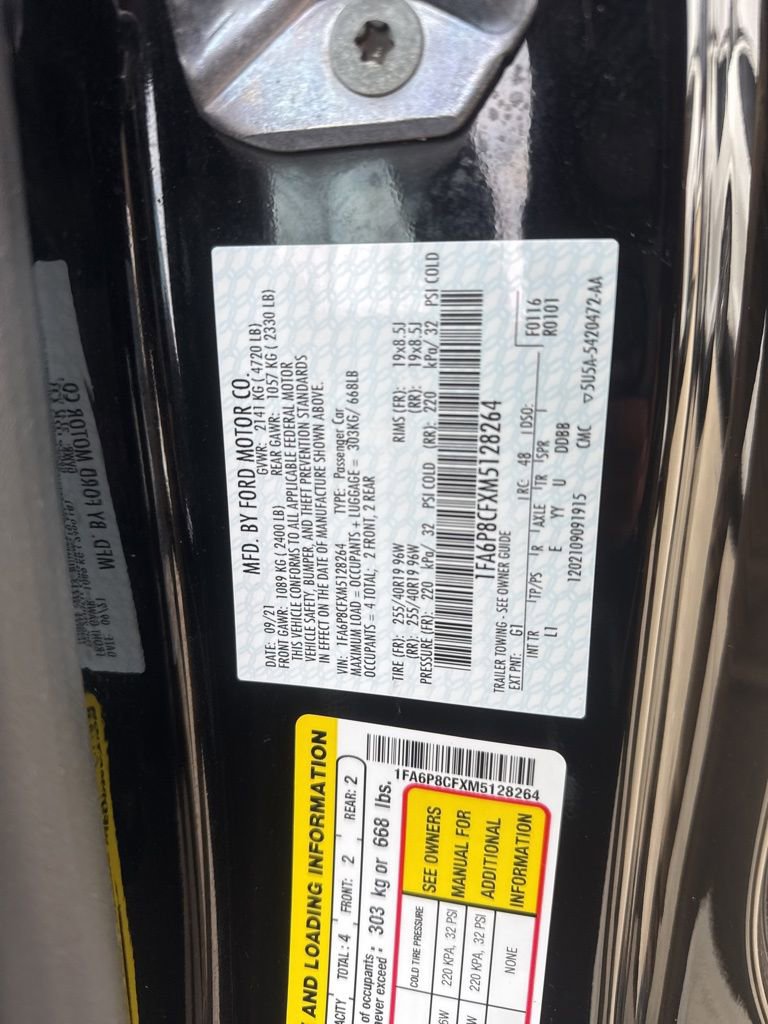 Certified 2021 Ford Mustang GT Premium w/ Equipment Group 401A image 51