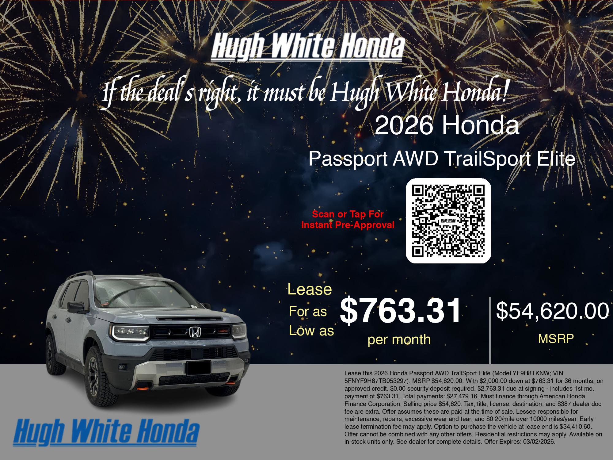 New 2026 Honda Passport TrailSport Elite image 3