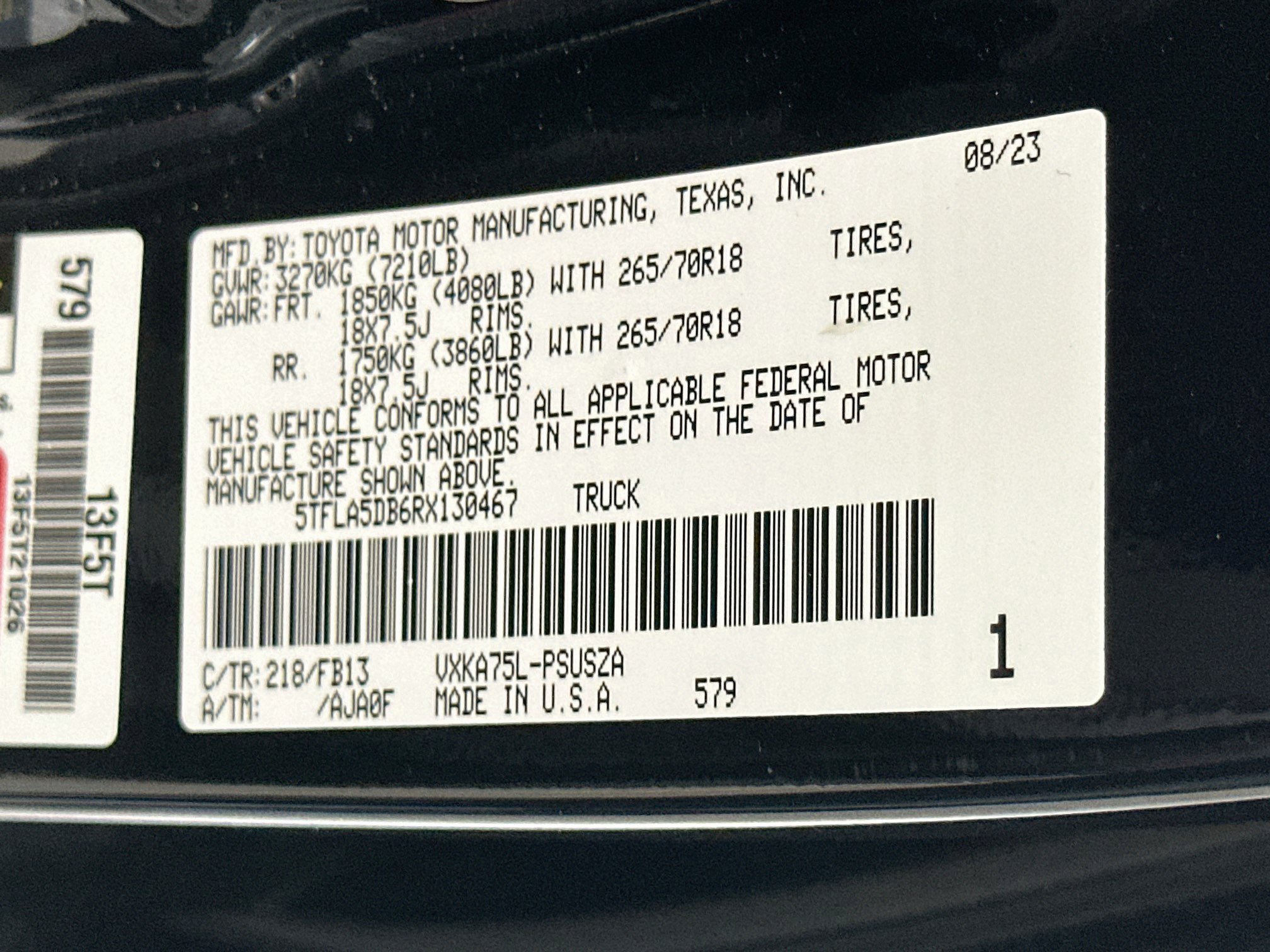 Used 2024 Toyota Tundra SR5 w/ TRD Off-Road Package AWD/4WD image 12