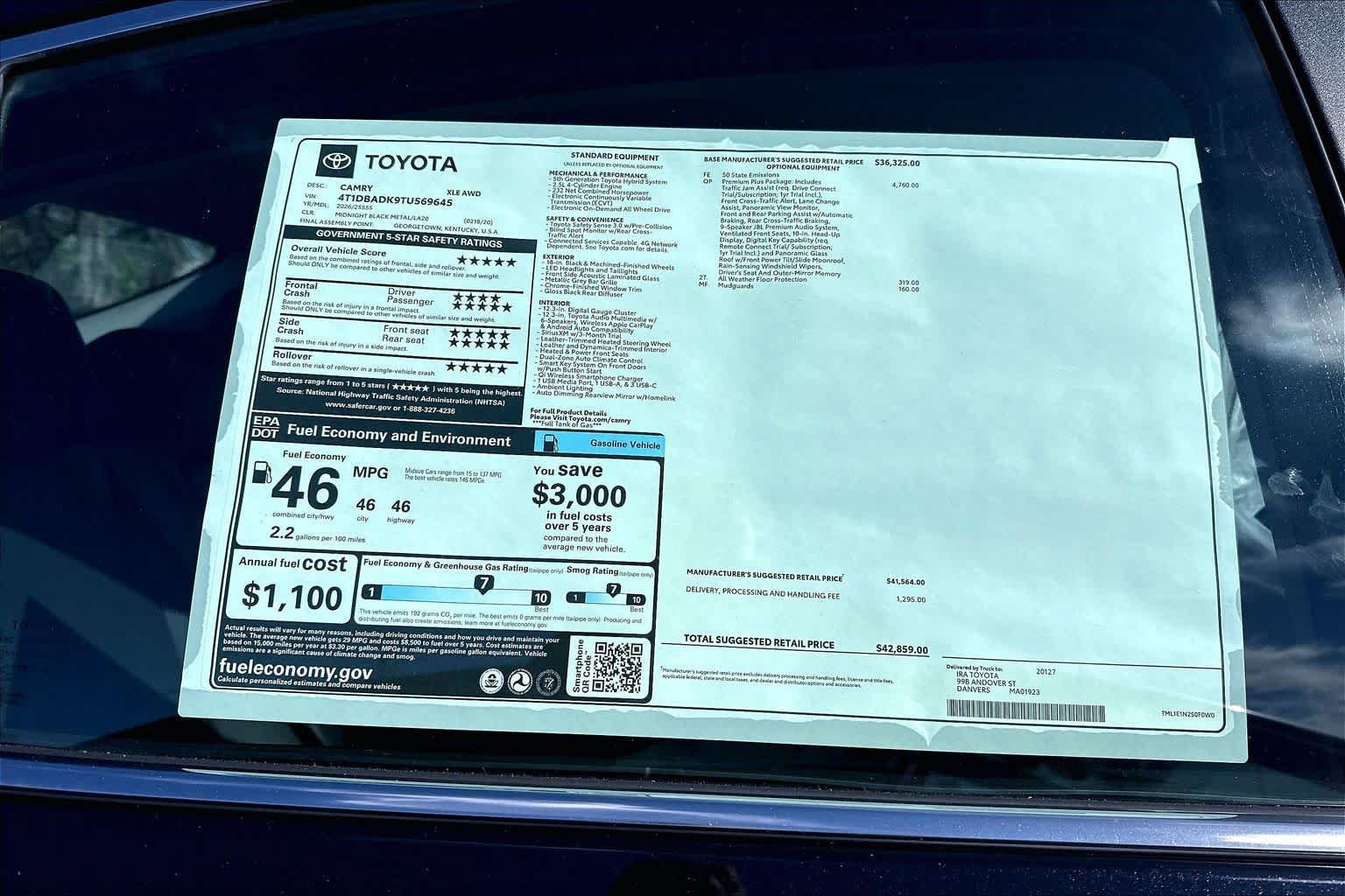 New 2026 Toyota Camry XLE w/ Premium Plus Package AWD/4WD image 21