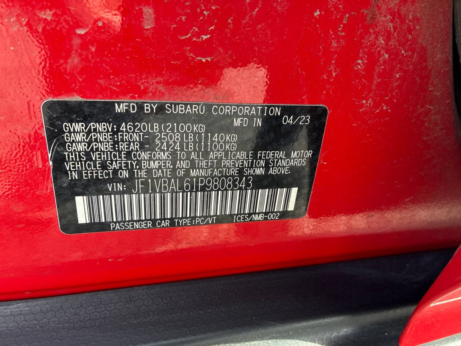 Certified 2023 Subaru WRX Limited AWD/4WD image 25