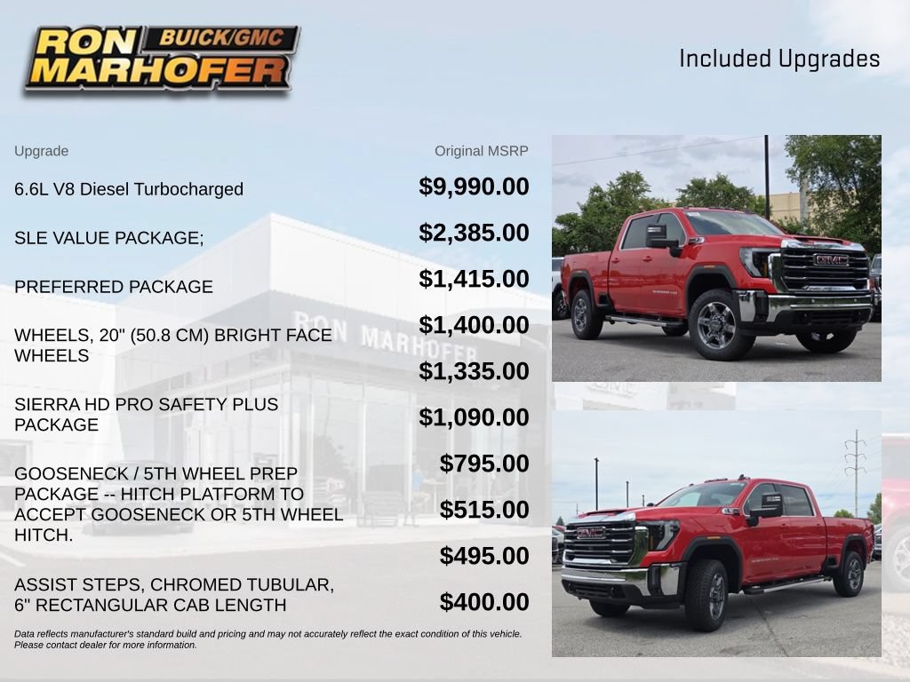 New 2026 GMC Sierra 2500 SLE w/ SLE Value Package; AWD/4WD image 6