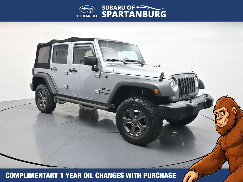 Used 2017 Jeep Wrangler Unlimited Sport w/ Quick Order Package 24S AWD/4WD 360° Tour
