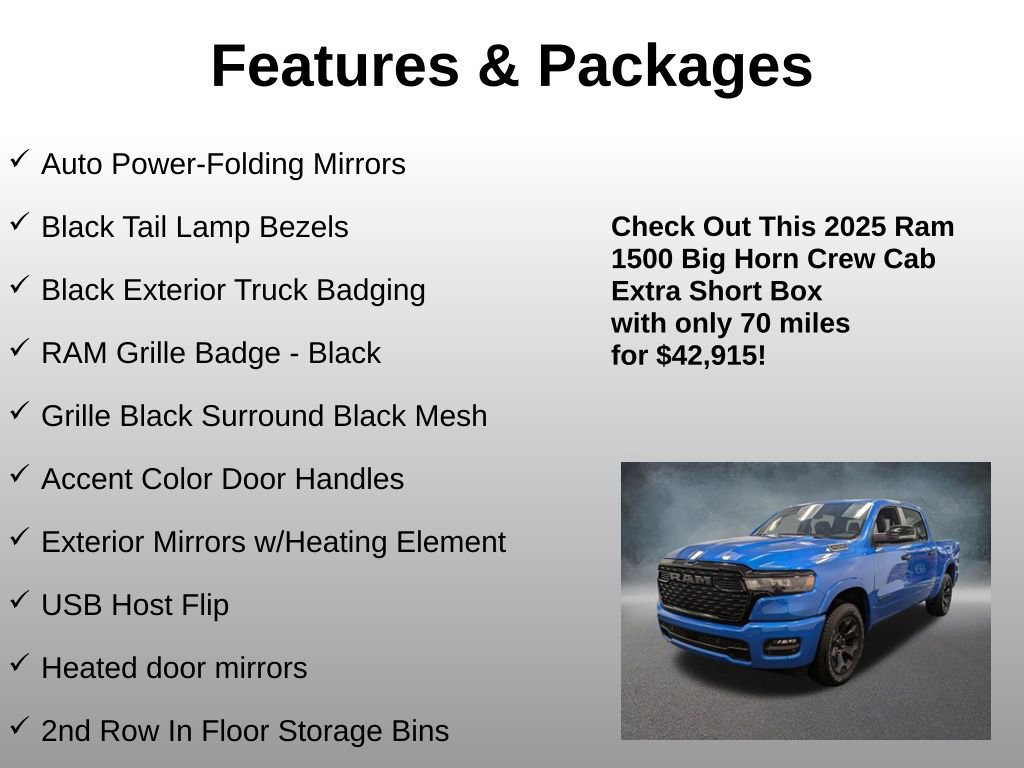 Used 2025 RAM 1500 Big Horn image 21