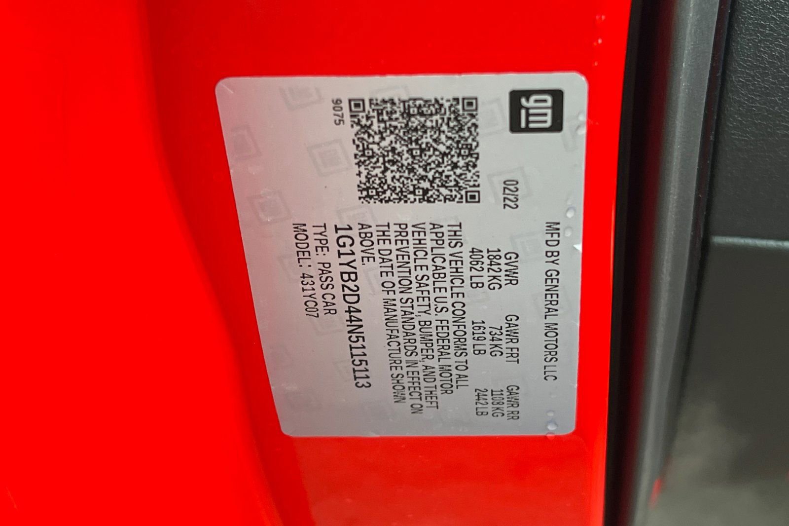 Used 2022 Chevrolet Corvette Stingray Preferred Cpe w/ Z51 Performance Package image 35