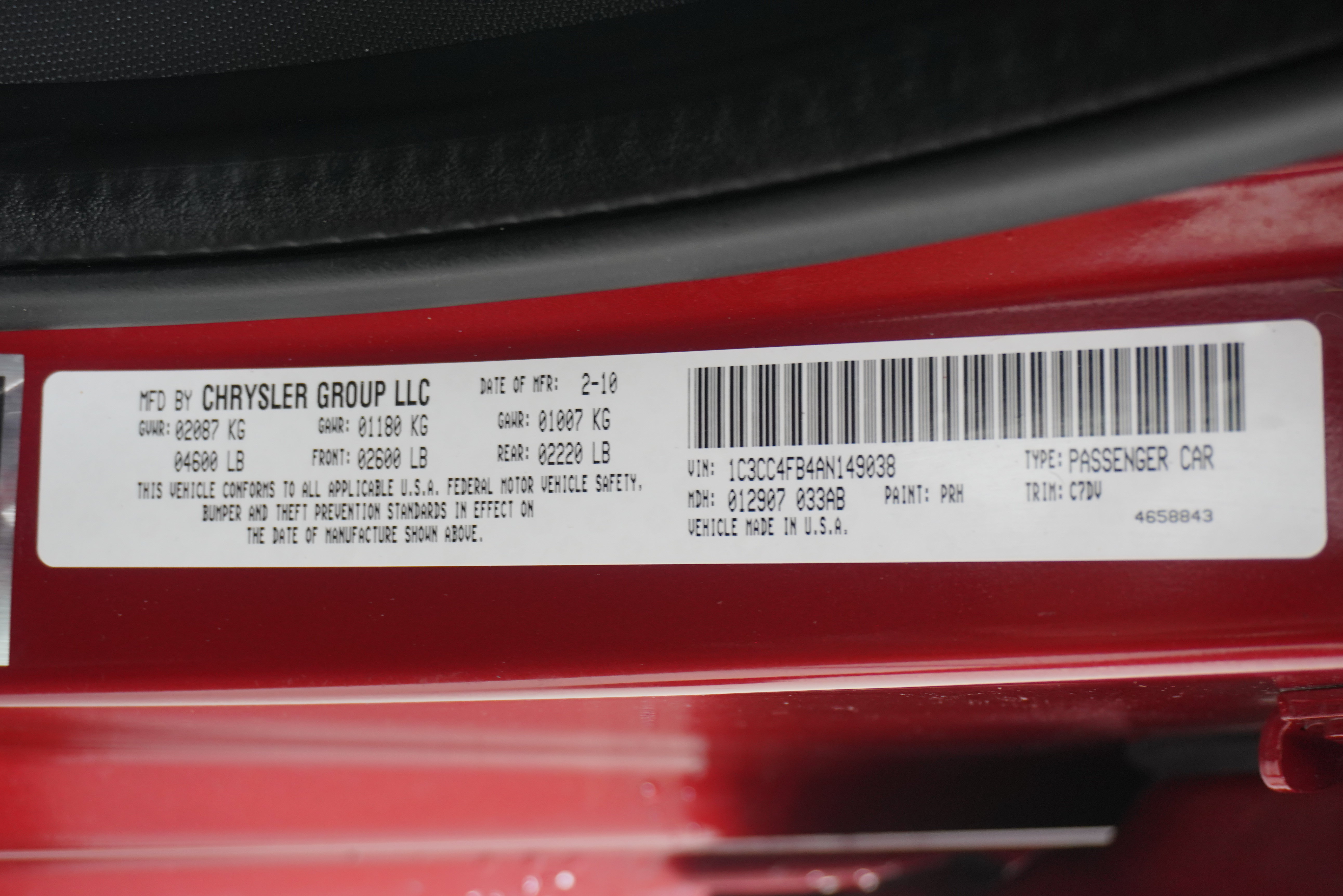 Used 2010 Chrysler Sebring Touring FWD image 25
