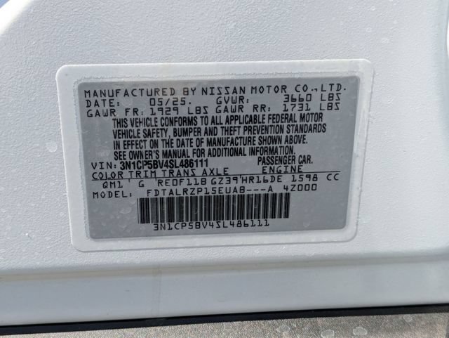 New 2025 Nissan Kicks Play S FWD image 30