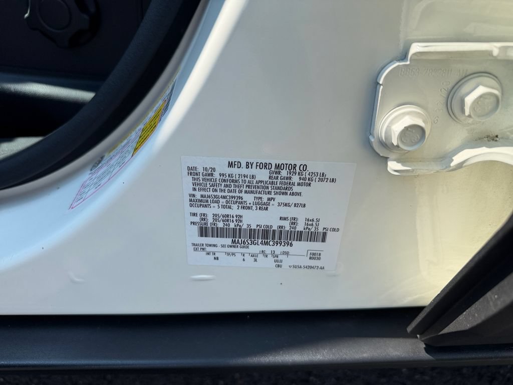 Used 2021 Ford EcoSport SE w/ SE Convenience Package AWD/4WD image 30
