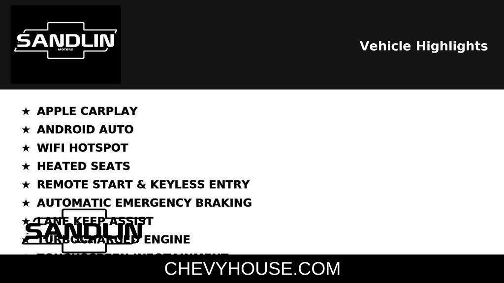 Used 2024 Chevrolet Trax RS w/ Sunroof Package FWD image 47