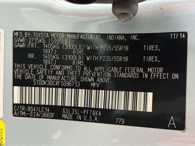 Used 2015 Toyota Sienna XLE Premium image 34