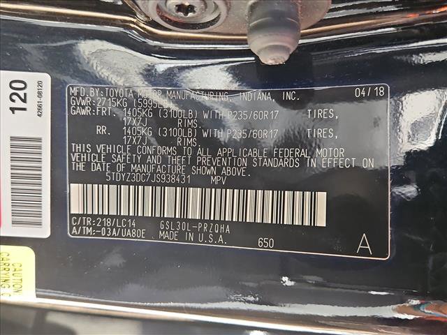 Used 2018 Toyota Sienna XLE FWD image 27