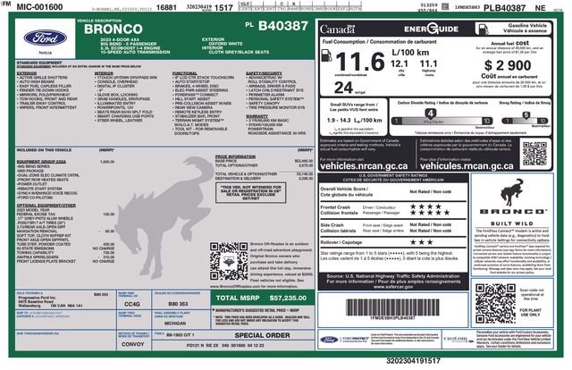 Used 2023 Ford Bronco Big Bend image 7