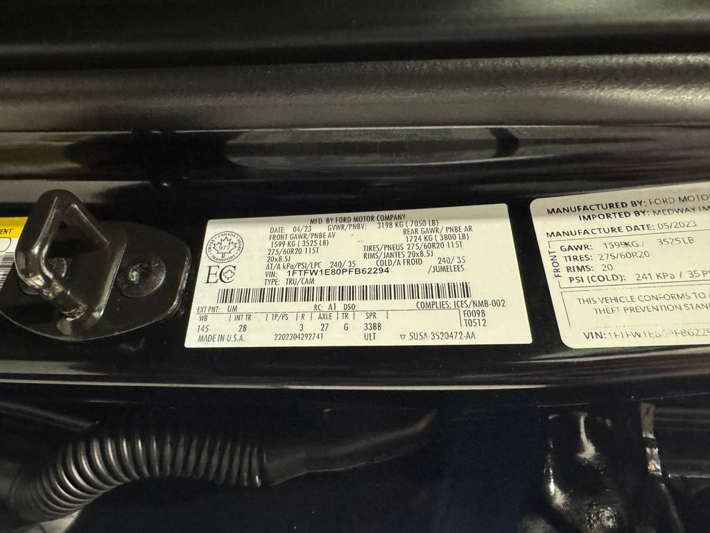 Used 2023 Ford F150 Lariat w/ Equipment Group 502A High AWD/4WD image 44