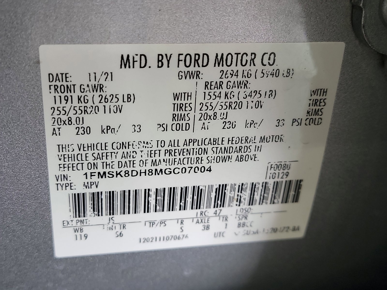 Used 2021 Ford Explorer XLT w/ Equipment Group 202A AWD/4WD image 33