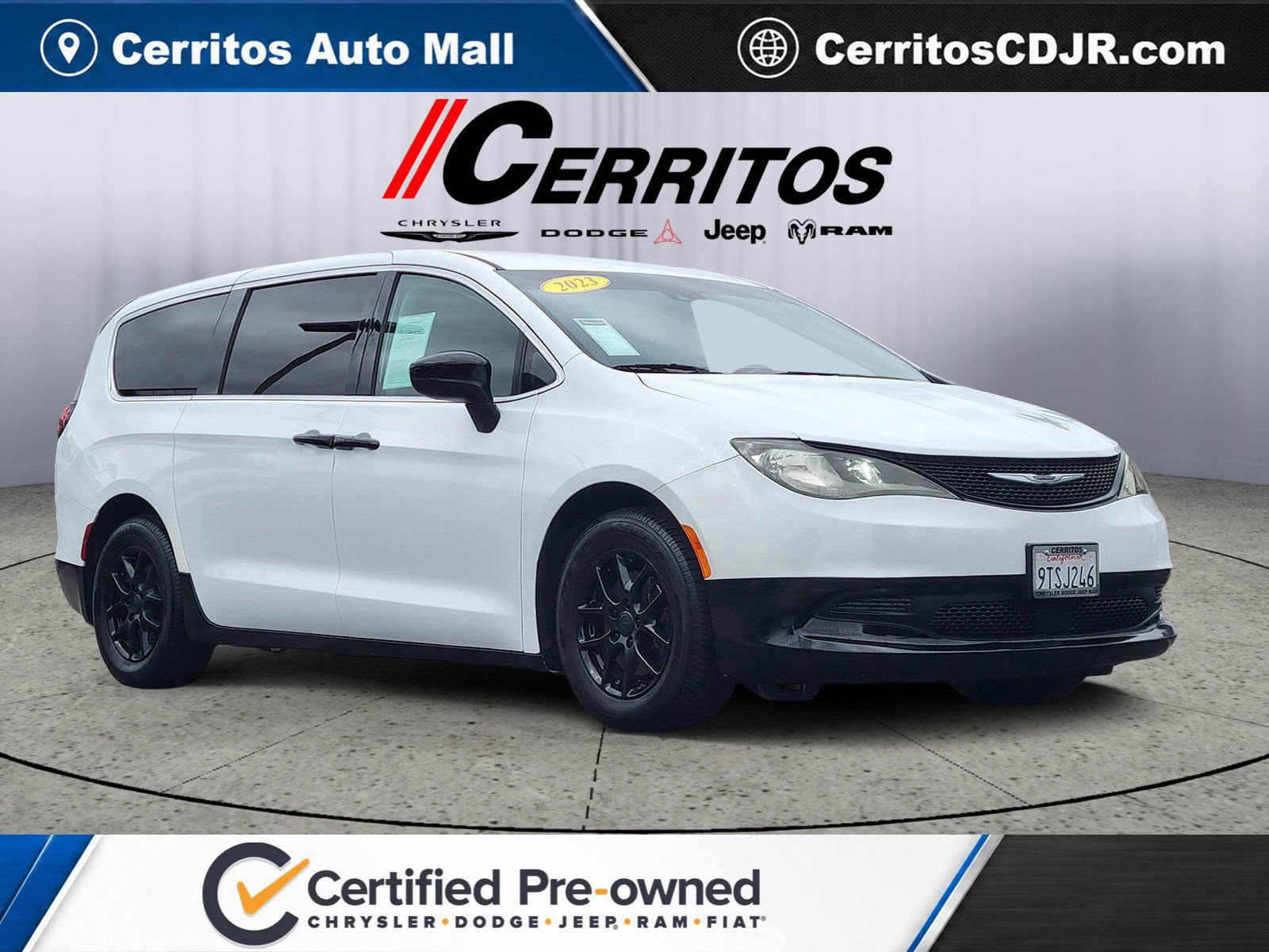 Certified 2023 Chrysler Voyager LX FWD image 1