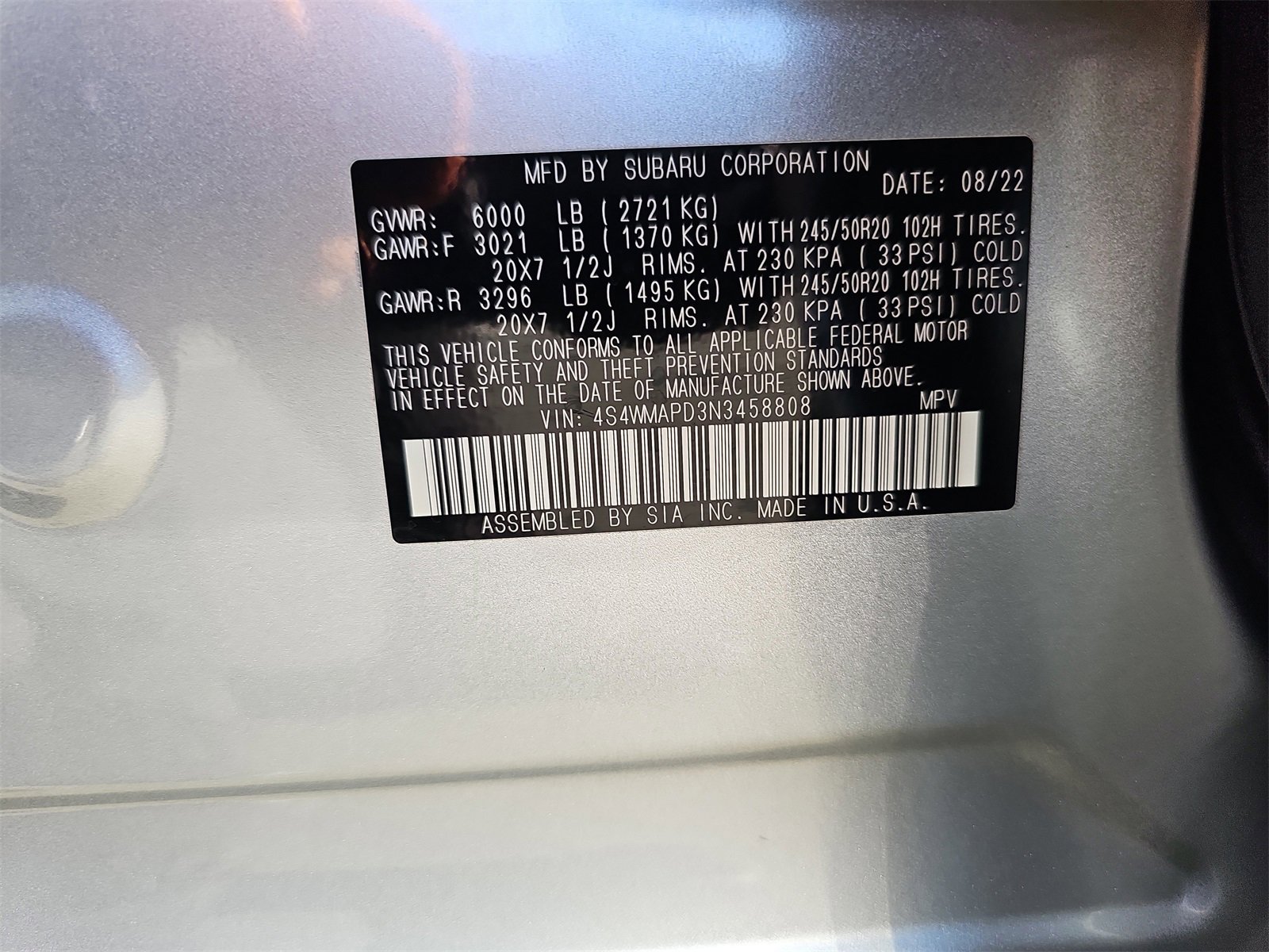 Certified 2022 Subaru Ascent Limited w/ Technology Package image 41