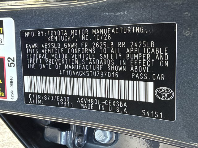 New 2026 Toyota Camry SE w/ Multimedia Upgrade Package FWD image 25