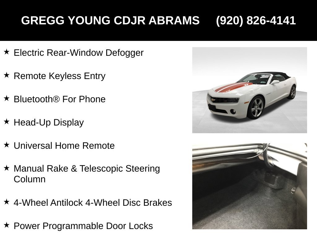 Used 2011 Chevrolet Camaro LT w/ RS Package RWD image 33