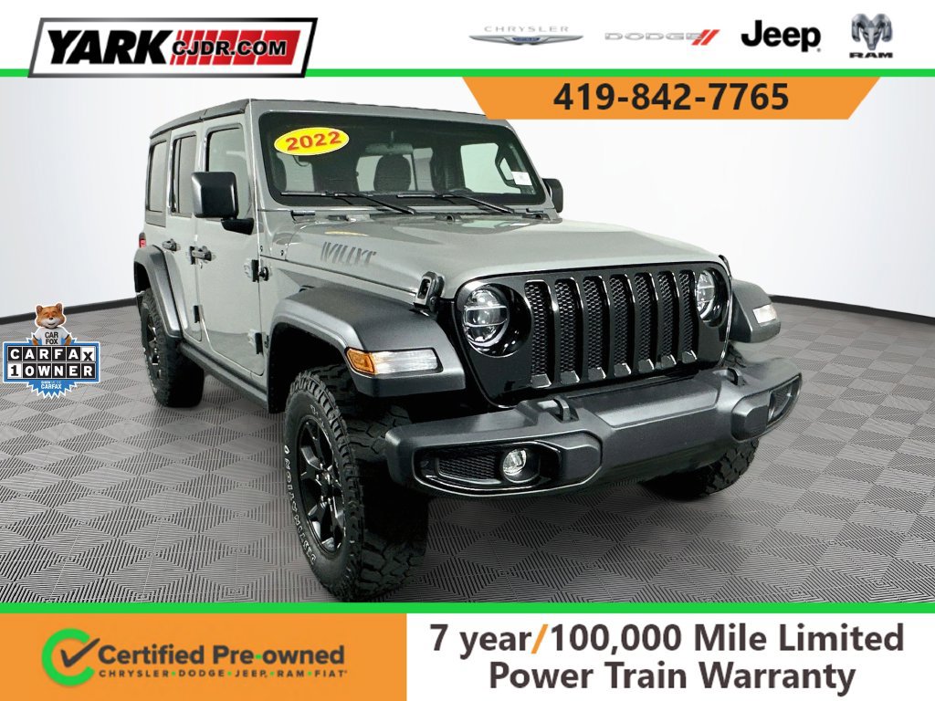 Used 2022 Jeep Wrangler Unlimited Sport AWD/4WD 360° Tour