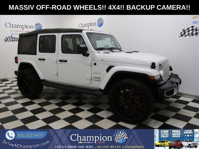 Used 2021 Jeep Wrangler Unlimited Sahara AWD/4WD image 1