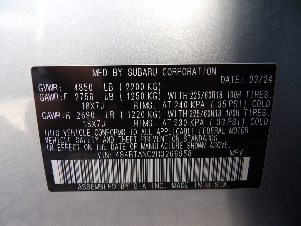 Used 2024 Subaru Outback Limited image 33